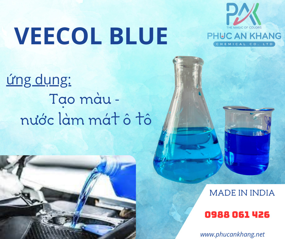 Veecol Blue - Bột Màu Phúc An Khang - Công Ty TNHH Hóa Chất Phúc An Khang